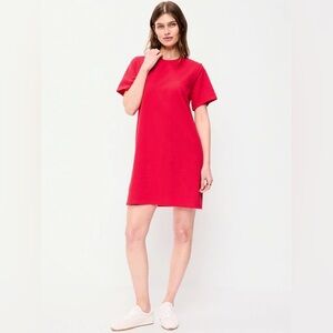NWT – Old Navy Vintage Crew-Neck Mini T-Shirt Dress – Large